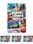 Quart Aksesuar 4 Adet Gta Vice City Kart Kaplama Sticker Kart Etiketi 1