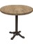 Çipa Laminat Yuvarlak Masa Q70 Esb - Rustic Light Oak 1