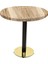 Karanfil Laminat Gold Yuvarlak Masa Q90 - Indian Shesma 1