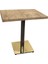 Karanfil Laminat Gold Kare Masa 80X80 - Rustic Dark Oak 1