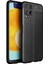 Samsung Galaxy M22 Uyumlu Kılıf Esnek Silikon Koruyucu Tpu Deri Dokulu Hns 1