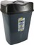 EminHome Çift Kapaklı Plastik Çöp Kovası 10 lt 2