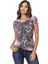 WT329 Taşlı Desenli Bayan Tişört 1
