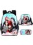 3 Adet / Takım Bts Satchel Polyester Sırt Çantası Ins Casual Okul Çantası ile Kalem Çantası Messenger Çanta (Yurt Dışından) 1