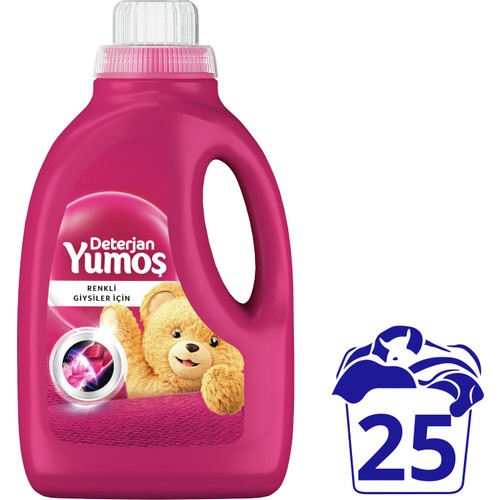 Yumoş Sıvı Bakım Çamaşır Deterjanı Renkli Giysiler İçin 1.5 L 1 Adet