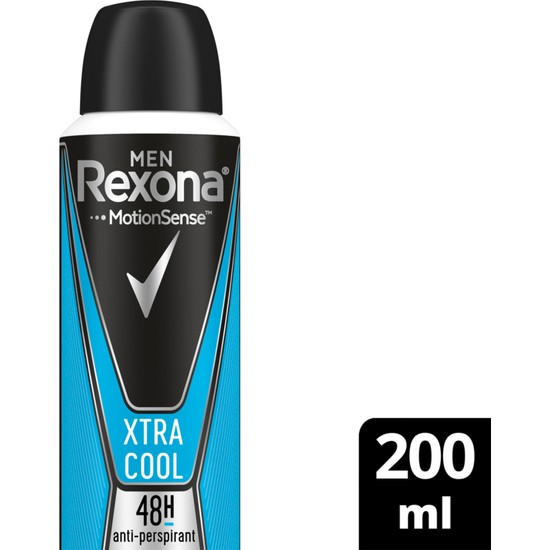 Rexona Men MotionSense Erkek Sprey Deodorant Xtra Cool Antiperspirant Avantajlı Boy 200 ml