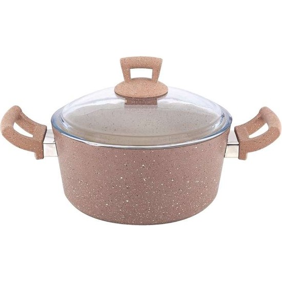 Hascevher Granit Derin Tencere 24CM Kahve Fiyatı