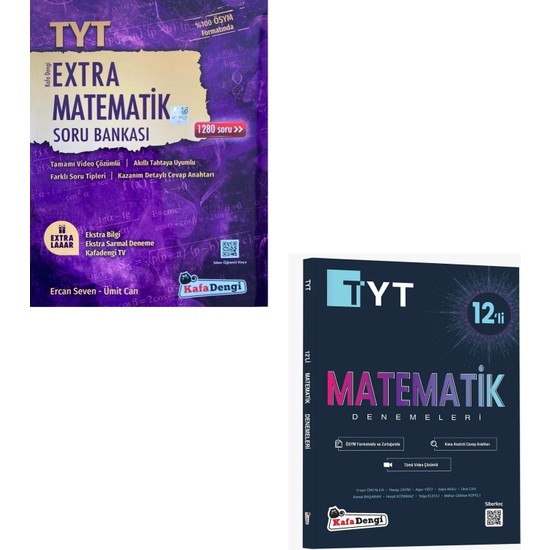 kafa dengi yayınları tyt matematik extra soru deneme seti kitabı