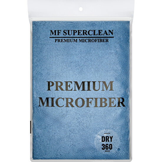 Superclean Mikrofiber Luks Oto Kurulama Bezi  360 Gsm  50X70 cm