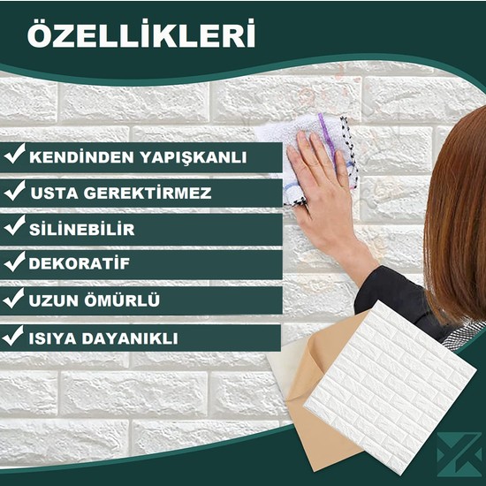 Renkli Duvarlar Çıkart & Yapıştır Kendinden Yapışkanlı 3D Fiyatı Renkli Duvarlar Çıkart & Yapıştır Kendinden Yapışkanlı 3D Fiyatı