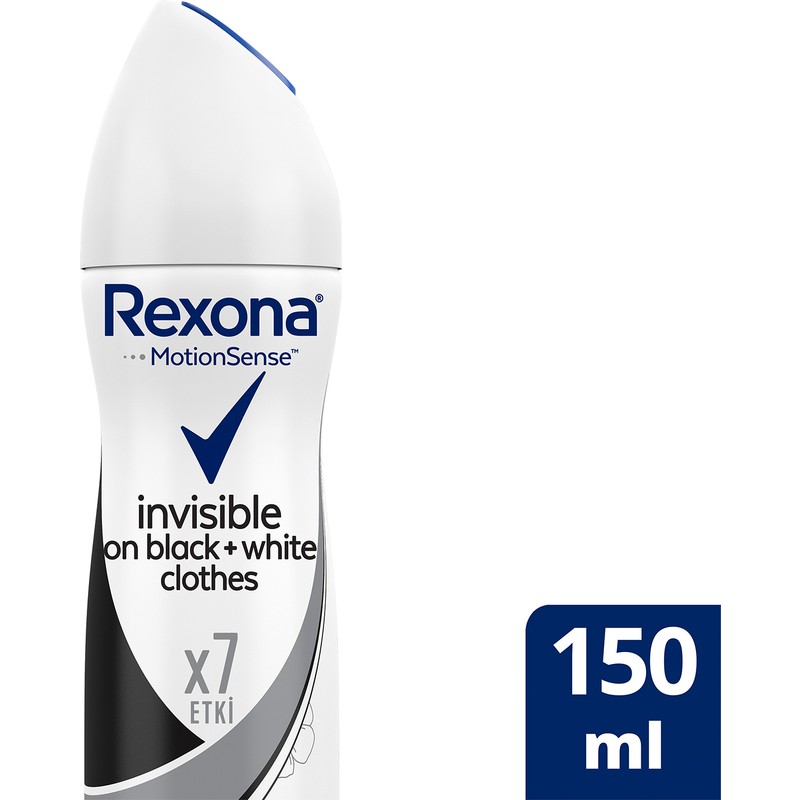 Rexona Anti-Perspirant Sprey Deodorant Kadın Invisible Black White Ter Kokusuna Karşı 150 ML