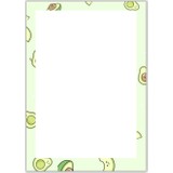 Ekeroğlu Avakado - Çizgisiz Bloknot Defter - Memopad - Notepad (14x20 cm)