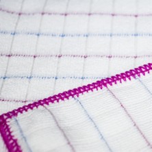 Silver Home 320 Gsm 40X40 cm Universal Kareli Beyaz Bez Adet