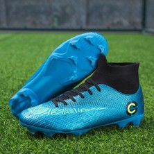 GK Fashion Erkek Boys Kramponlar Futbol Ayakkabıları Çocuklar Takım Spor Eğitimi Futbol Ayakkabıları (Yurt Dışından)