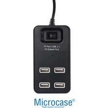 Microcase USB To USB 2.0 4 Port 480 Mbps Çoklayıcı Hub - AL2940