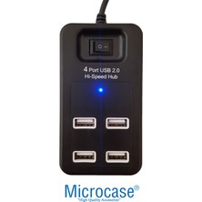 Microcase USB To USB 2.0 4 Port 480 Mbps Çoklayıcı Hub - AL2940