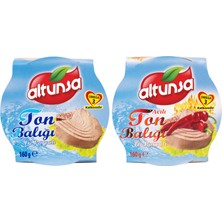 Altunsa Ton Balığı 160 gr + Acılı Ton Balığı 160 gr