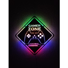 Alda Gamer Zone LED Işıklı Duvar Tablosu