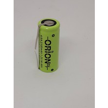 Orion 1.2V 4/5A 2100 Mah Şarjlı Diş Fırçası Pili 17 x 43 mm Boyutta