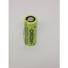 Orion 1.2V 4/5A 2100 Mah Şarjlı Diş Fırçası Pili 17 x 43 mm Boyutta