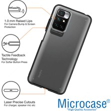 Microcase Xiaomi Redmi 10 Luna Serisi Köşe Korumalı Sert Rubber Kılıf - Siyah