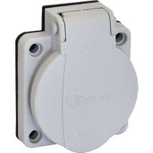 Tp Electric 1X16A.PANO Prizi IP54(FRANSIZ Tipi) (Gri)