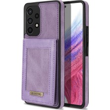 Lnobern Samsung Galaxy A52 ile Uyumlu Çoklu Kart Yuvası Kickstand Flip Telefon Koruyucu Kılıf   (Yurt Dışından)