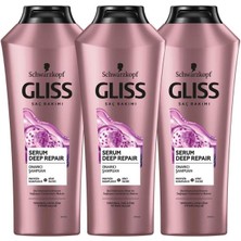 Gliss Serum Deep Repair Onarıcı Şampuan 360 Ml 3'Lü