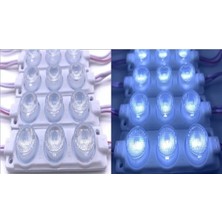 Tawitec Mercek LED 3 Watt 12 Volt Direk Güçlü Işık Kendinden Yapışkanlı 10 Adet