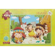 Art Çocuk Puzzle Kızıldereli Minikler 50 Parça Puzzle