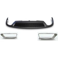 Audi a6 makyajlı dönüşüm arka difüzör 2012 / 2014