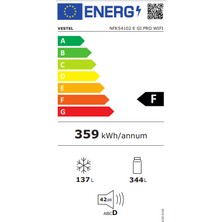 Vestel NFK54102 E Gı Pro Wıfı Buzdolabı