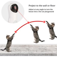 Kedi Oyuncak Akıllı Interaktif Tease LED Lazer Oyuncaklar Için LED Lazer Oyuncaklar Otomatik Çok Açı Eğitim El Tutulan Modu Spin Elektronik Pet | Kedi Oyuncakları