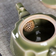 200ML Longquan Celadon Çin Tarzı Archaize Sır Çaydanlık El Yapımı Küresel Filtre Çaydanlık Çin Kung Fu Kettle | Çaydanlıklar(Yurt Dışından)