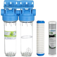 Atlas Filtri Atlas 10 Inç Dp Duo Housıng 3/4" Dolu Filtre Kabı