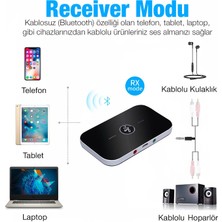 Ally 2in1 Kablosuz Bluetooth 5.0 Ses Alıcı Verici Receiver Transmitter Adaptör