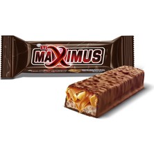 Eti Maximus Sütlü Çikolata Kaplı Yer Fıstıklı Karamelli Nuga Bar 36 g x 24 Adet