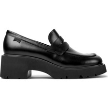 Camper Milah Kadın Siyah Deri Sneaker EVA Tabanlı Günlük Kullanım İçin Rahat Ayakkabı K201425-002
