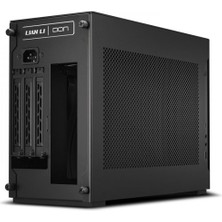 Lian Li A4-H20 Black A4-H20 X4 Pcıe 4.0 Riser Kablolu USB Type-C Mesh Siyah Mini-Itx Kasa