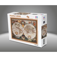 KS Games Ks Games- 17TH Centruy World Map 2000 Parça Puzzle