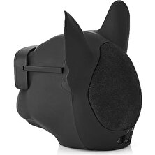 ZSSLD Bluetooth 4.1 Kablosuz Hoparlör, Açık Taşınabilir Mini Hoparlör Köpek Tipi Ile, 32G ile Bellek, Stereo Hoparlör Desteği Ses Kontrolü, Siyah (Yurt Dışından)