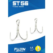 Fujin ST56 Üçlü Maket Balık Iğnesi Nickel