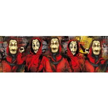 Clementoni - 39545 - La Casa De Papel Yetişkin Puzzle - Panorama - 1000 Parça