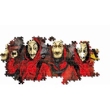 Clementoni - 39545 - La Casa De Papel Yetişkin Puzzle - Panorama - 1000 Parça