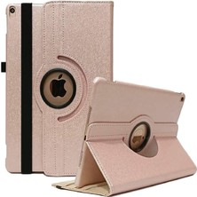 Ukscase Apple iPad 10.2" 9. Nesil / 8. Nesil / 7. Nesil Uyumlu 360° Dönen Standlı Kılıf + Nano Cam Ekran Koruyucu