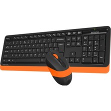 A4 Tech FG1010 Kablosuz Standart Turuncu Q Klavye+Mouse