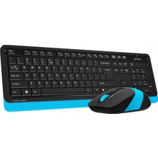 A4 Tech FG1010 Kablosuz Standart Mavi Q Klavye+Mouse