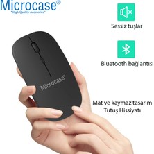 Microcase 800-1200-1600 Dpı Bluetooth Kablosuz Mouse - AL2722 Beyaz