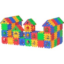 Dede 3703 Puzzle City 128 Parça, Çok Renkli