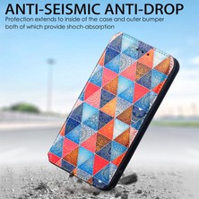 Yihang Boutique Nokia G21 Için Coque-C5 Deri Kartı Tutucu Manyetik Kapak Telefon Kılıfı - Kırmızı (Yurt Dışından)